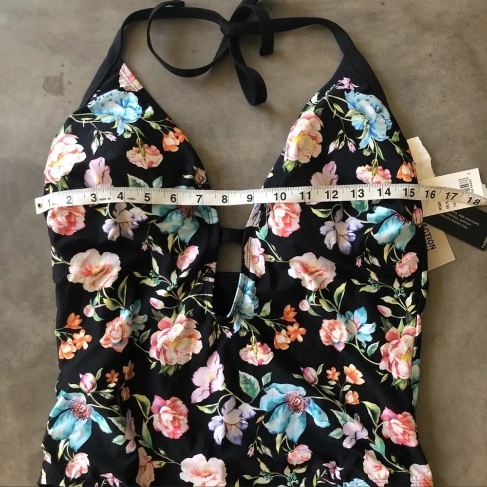 Kenneth Cole Plus Size Swimsuit Size 1X NWT - Picture 9 of 12